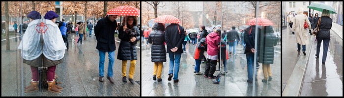 New-York Reflets Pluie Ekla